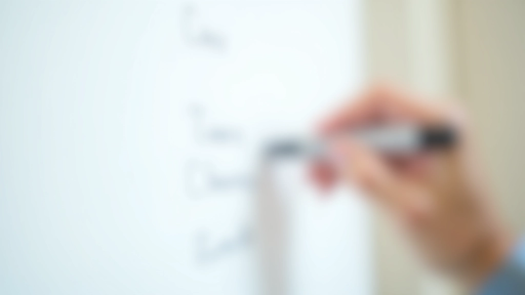 Liste de conseils pratiques écrite sur un tableau blanc